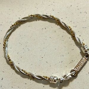 Vintage Napier Silver & Gold Bracelet.